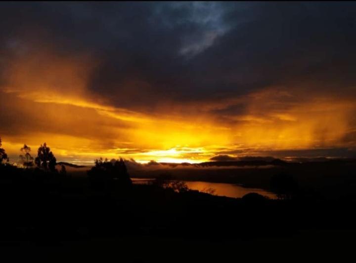 Glamping hermoso amanecer Guatavita Exterior foto
