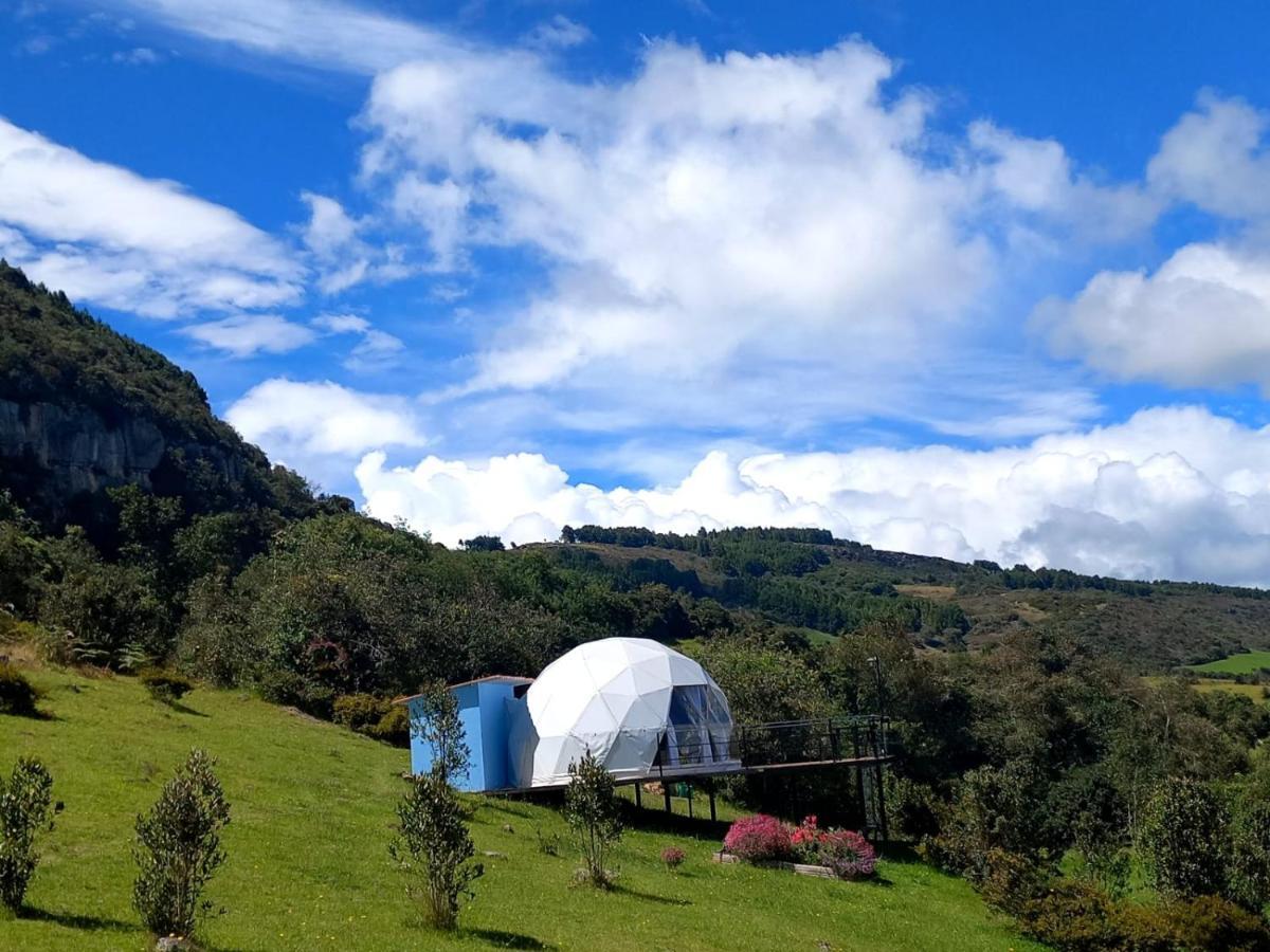 Glamping hermoso amanecer Guatavita Exterior foto
